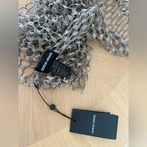 Giorgio Armani Metallic Mesh Scarf